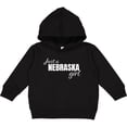 thumbnail image 2 of Inktastic Just a Nebraska Girl Born and Raised Toddler Hoodie, 2 of 4