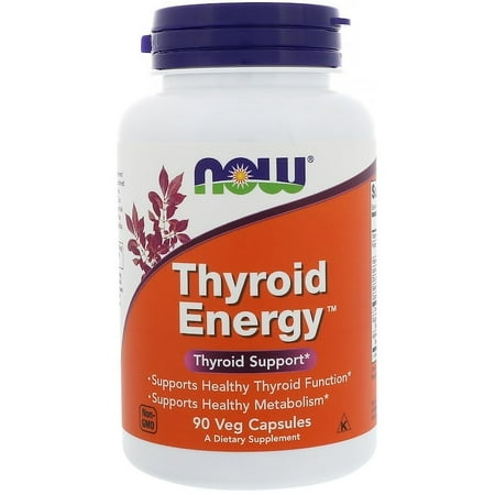 Now Foods, Thyroid Energy, 90 Veg Capsules(pack of 12)