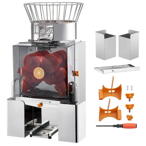 KFFKFF Orange Juicer Machine Stainless Steel, 18 x 20.5 x 35.4 in/460 x 520 x 900 mm