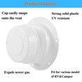 thumbnail image 2 of RV Plumbing Vent Cap Roof Sewer Cover for 1 to 2 3/8 Inch Pipe HJ403 White, 2 of 5
