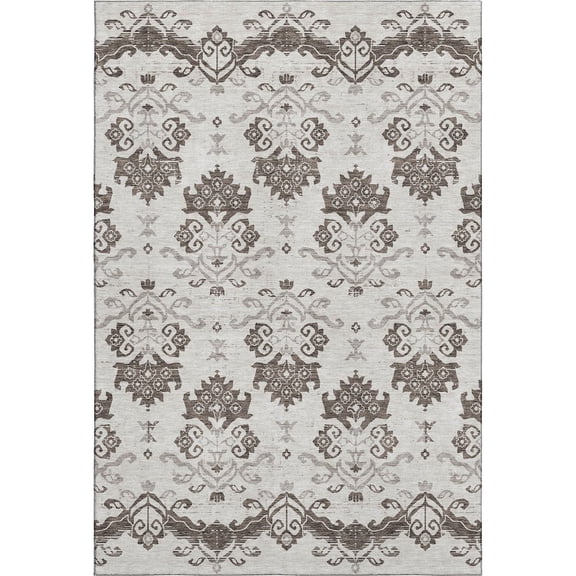 Dalyn Rugs Premium Machine Washable Mayfield AMF759 Chocolate 9' x 12' Rug