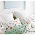 thumbnail image 4 of Flowers Pattern Printed Reversible Duvet Cover Sets Green - Queen, 4 of 5