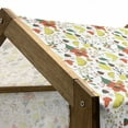 thumbnail image 4 of Floral Pet House, Spring Flowers with Lemons Leaves Inspirational Illustration, Outdoor & Indoor Portable Dog Kennel with Pillow and Cover, 5 Sizes, Red Yellow Forest Green, by Ambesonne, 4 of 4