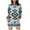 Blue, variant on Wancir Women Hoodies Dress Hooded Sweatshirts Dress Casual Long Sleeve Tunic Dress Oversized Sweatshirts with Pocket