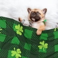 thumbnail image 3 of Pofeuu Happy St. Patrick's Day5 Print Puppy Blanket,Dog Blankets,Pet Blanket Cozy Cat Blankets for Indoor Cats, Fuzzy Pet Blanket for Kitten Doggy Dog Blankets-Large, 3 of 8