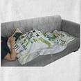thumbnail image 6 of Fitness Soft Flannel Fleece Blanket, Body is the Only Place You Have to Live in Healthcare Motivation Active Life Phrase, Cozy Plush for Indoor and Outdoor Use, 50" x 60", Multicolor, by Ambesonne, 6 of 6