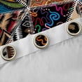thumbnail image 4 of Castle Fairy Animal Blackout Curtains Set of 2 (52x84 Each),Boho Aztec Window Curtains, 4 of 6