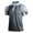 Gray, variant on Men's Short Sleeve Polo Shirt with Button Closure Raglan Sleeve Design Lightweight Breathable Fabric Athletic Top Gray XL