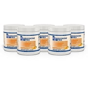 L-Arginine Pro Nitric Oxide Booster - 5500mg L-Arginine, 1100mg L-Citrulline Cardio Health, 5-Pack Jars, Citrus Orange