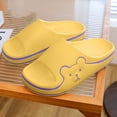 thumbnail image 4 of Zapatillas antideslizantes de fondo suave para interiores de EVA con patrón de oso de dibujos animados Wmkox8yii ytu10665, 4 of 5