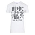 thumbnail image 1 of AC/DC - Camiseta We Salute You de Algodón para Hombre (Blanco), 1 of 2