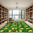 thumbnail image 2 of ODIKA 2'x3' Machine Washable Non-Slip Area Rug, Graphic Green High Traffic Rug, Green, 1052060, 2 of 7