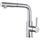 thumbnail image 1 of Grifo de cocina, Grifo de cocina extensible de alta presión giratorio 360 °, grifo mezclador de acero inoxidable con 2 tipos de chorro para cocina/fregadero/bar/casa móvil | cepillado Adepaton ZYY-0112, 1 of 3