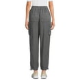 thumbnail image 3 of Time and Tru Women's Parachute Cargo Jogger Pants, 26", 27", 28" Inseam, Sizes XS-XXXL, 3 of 5