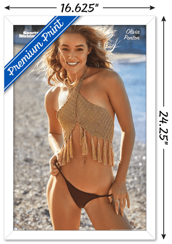 Sports Illustrated: Swimsuit Edition - Olivia Ponton 22 Wall Poster, 14.725" x 22.375" Framed