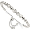 thumbnail image 1 of Sterling Silver Graduated Beads Adjustable Bracelet (8.5 X 0.9) Made In Italy qg4548-8.5, 1 of 5