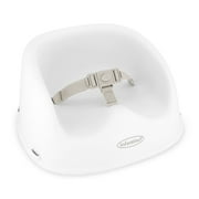Infantino Simply Modern Booster Seat with 3-Point Safety Harness, Contoured Seat, and Easy-Clean Design for Babies and Toddlers