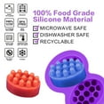 thumbnail image 4 of Silicone Soap Molds, different Cavities Soap Mold with Different Shapes, Perfect for Soap Making, Handmade Cake Chocolate Desserts Biscuit Pudding Teacake Jelly （2 Pack - Massage Bar）, 4 of 7