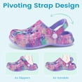 thumbnail image 3 of Fadezar Kids Boys Girls Cute Clogs Toddler Lightweight Summer Beach Pool Sandals, 3 of 6