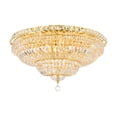 thumbnail image 4 of Tranquil 18 light Gold Flush Mount Clear Royal Cut Crystal, 4 of 7