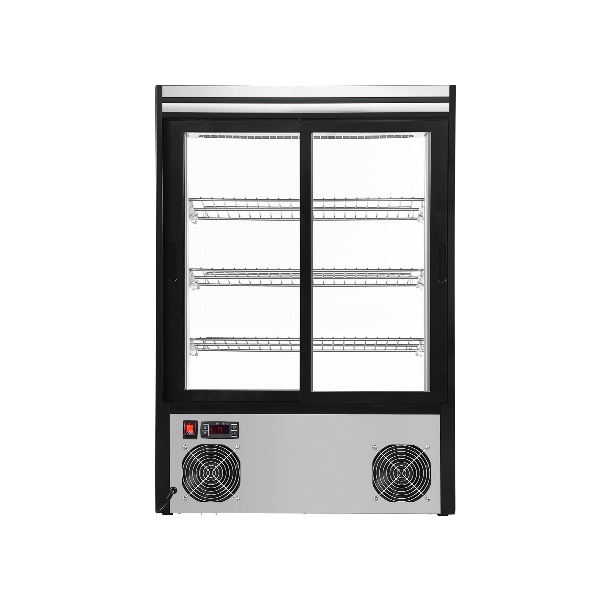 24 in. 4 Tier Commercial Countertop display refrigerator