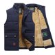 thumbnail image 4 of Chaleco de invierno para hombre, chaleco cálido, chaquetas de lana, abrigo sin mangas para hombre, moda de piel 2024, ropa de marca de talla grande para hombre, 4 of 5