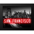 thumbnail image 2 of Carr, Hailey 24x19 Black Modern Framed Museum Art Print Titled - Neon San Francisco RB, 2 of 5