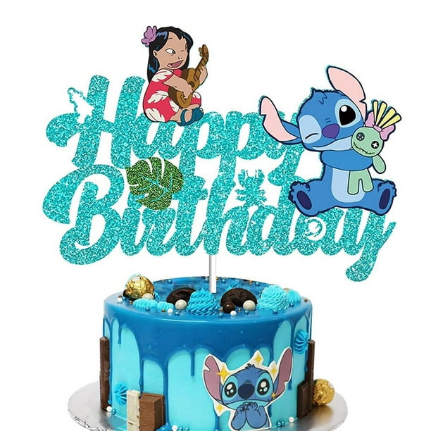 Décoration de Cupcake de dessin animé Disney Lilo & Stitch