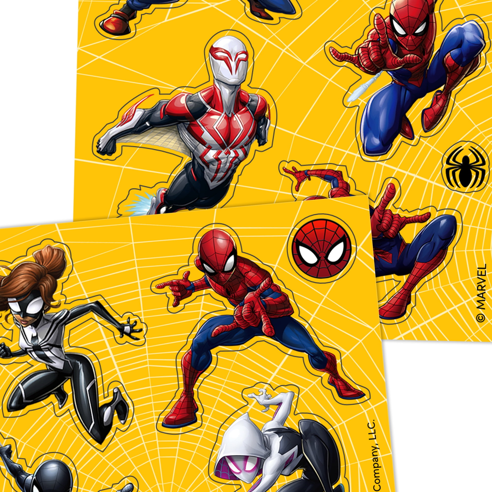 Hallmark Marvel Stickers (Spider-Man), 2 Sheets
