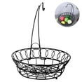 thumbnail image 1 of Yuarrent Cesta de frutas redonda Tazón de frutas multipropósito Soporte de soporte de verduras de hierro con cable Organizador de frutas de encimera con Organizadores de utensilios de cocina Yuarrent HA013135-00, 1 of 6