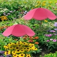 thumbnail image 4 of Garden Parasol with Plant Stake, Outdoor Sun Shade Rain Protection Umbrella for Potted Plants, Patio Balcony Container Gardening, Durable UV Resistant Cover with Adjustable Height and Easy Setup, 4 of 6