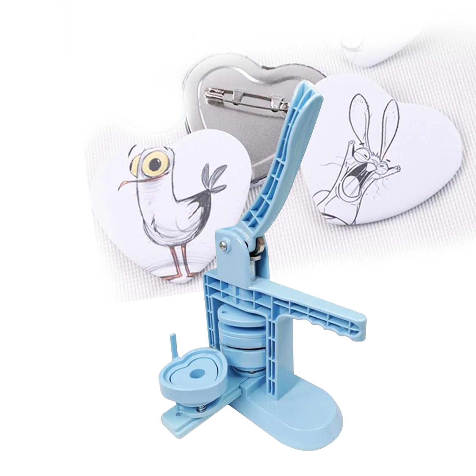 Button Badge Making Machine Heart Shape Button Maker Machine Lightweight Upgrade