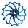 thumbnail image 5 of Bike Rear Derailleur Pulley, Ceramic Bearing Jockey Wheel Pulley Road Bike Rear Derailleur Guide Roller , Blue, 5 of 7