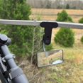 thumbnail image 3 of Glass Clip On Security Mirror, Ampper Flexible Convex Cubicle Mirror for Personal Safety and Security Desk Rear View Monitors or Anywhere (6.69" x 2., 3 of 8
