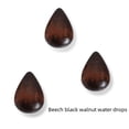 thumbnail image 3 of Gancho de madera maciza Gancho de pared creativo con forma de gota de agua Gancho de madera para ropa de pared Gancho para abrigo de dormitorio Sin perforaciones, 3 of 5