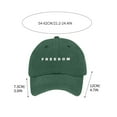 thumbnail image 3 of Gorra de béisbol ajustable clásica baja con estampado sin estructura para hombre y mujer, 3 of 5