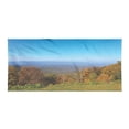 thumbnail image 1 of Appalachian Gym Towel, Aerial Panoramic Photo of Autumn Seasonal Virginia Mountains and Open Sky, One-Sided Quick Dry Microfiber for Beach Fitness & Swimming, 60" x 30", Multicolor, by Ambesonne, 1 of 2