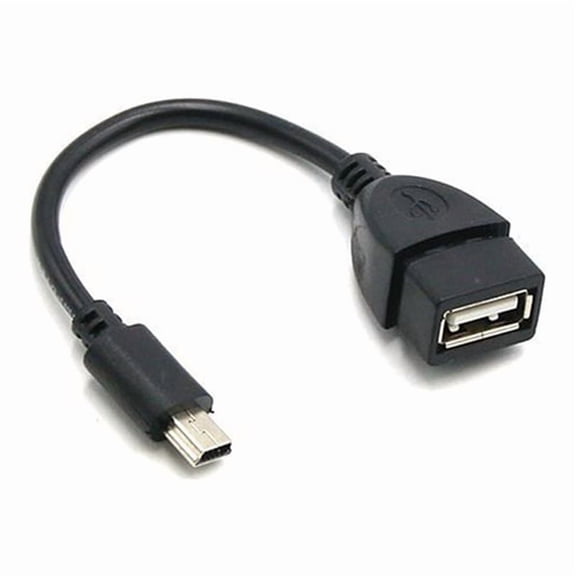 Mini USB Male to USB Female Car OTG Cable Adapter For Video Camera