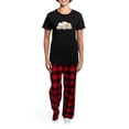 thumbnail image 4 of CafePress - Kawaii Hamster Pile Pajamas - Women's Short Sleeve Print T-Shirt and Pants Dark Cotton Pajama Set, 4 of 7