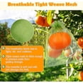 thumbnail image 3 of Xiao Hua 100Pcs Fruit Protection Bags, 6*9Inch Green Fruit Netting Cover Drawstring Mesh Bags Pest Barrier for Strawberry Blueberry Small Fruit（Green）, 3 of 5