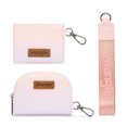 thumbnail image 4 of Wrangler KeyChain Wallet Wristlet Wallets for Women Dual Pouch Wristlet Rfid Blocking Credit Card Holder Wallet, Pink, 4 of 8
