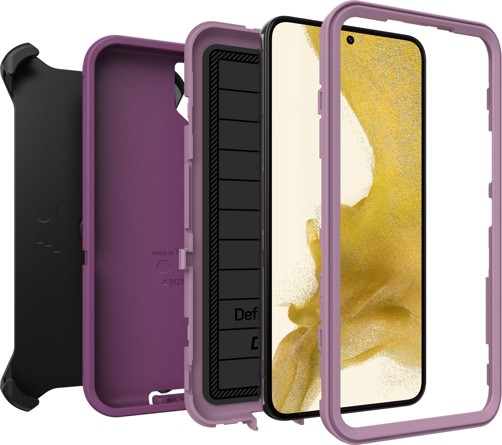 OtterBox Defender Series Pro Case for Samsung GalaxyS22 - Happy Purple