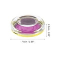 thumbnail image 2 of Unique Bargains 1 Set Durable Round Eyelash Storage Case Rose Red Acrylic, 2 of 6