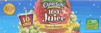 Capri Sun 100% Juice Berry Breeze