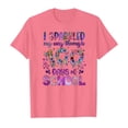 thumbnail image 4 of FhsagQ Mode Décontractée pour Enfants 7 Juillet, T-Shirt à Manches Courtes Col Rond Ample, T-Shirt pour Fillettes Printemps 7 Juillet 3-4 Ans, Rouge Melon D\'eau Pâques 3-4 Ans, 4 of 4