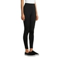 thumbnail image 4 of Time and Tru Women's High Rise Knit Leggings, 2-pack, 4 of 11