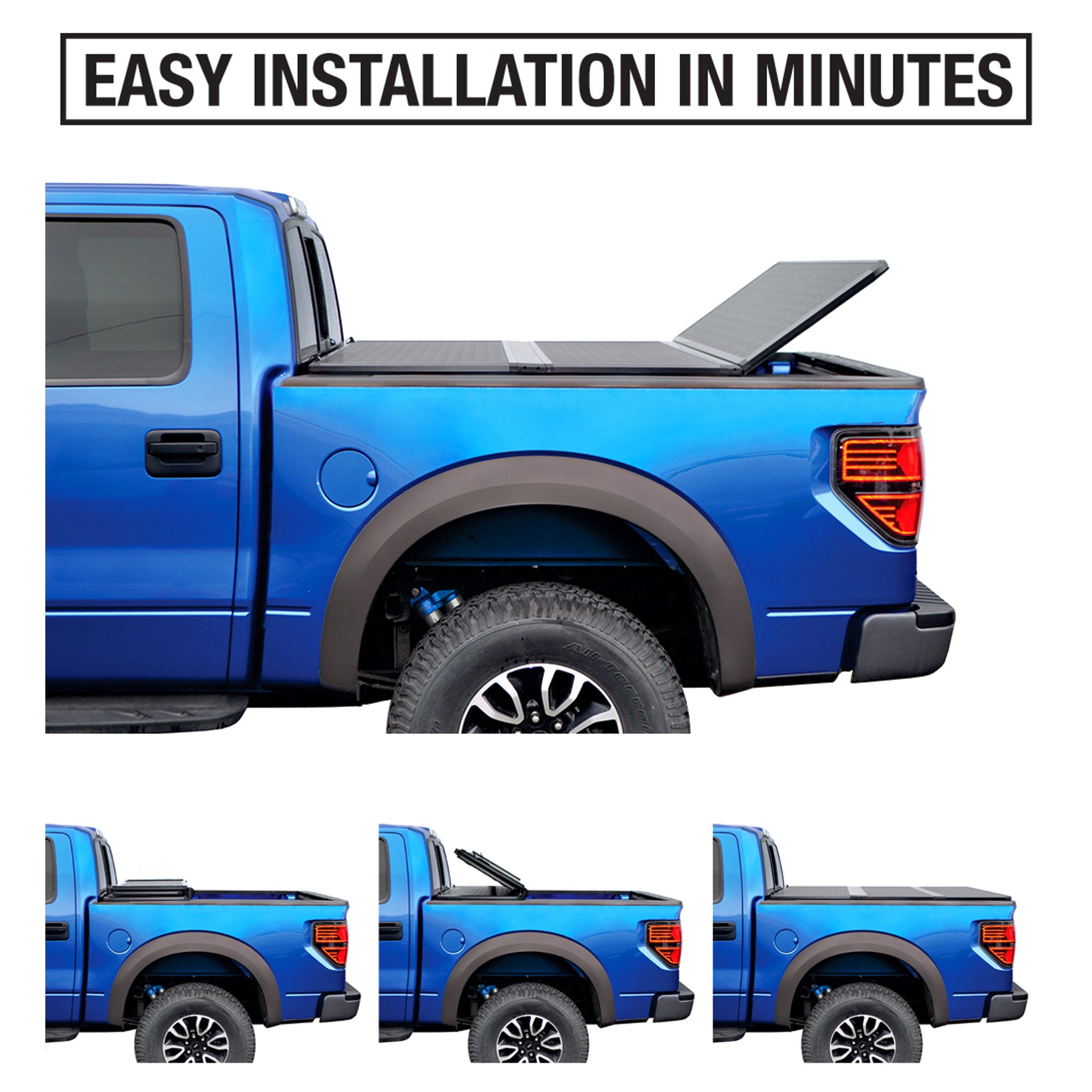 Tyger Auto T5 Alloy Hardtop Truck Bed Tonneau Cover For 2016 2018 Toyota Tacoma Fleetside 5 Bed Tg Bc5t1530 Hard Folding Solid Tri Fold Pickup Truck Tonneau Cover Walmart Com Walmart Com