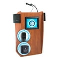 thumbnail image 1 of Oklahoma Sound M612-S-LWM-5 30W The Vision Lectern with Sound & Screen, Rechargeable Battery & Handheld Wireless Mic - Wild Cherry, 1 of 1