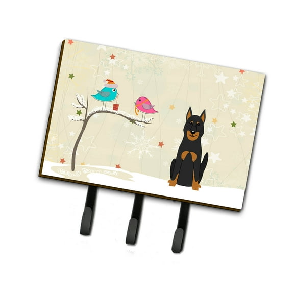 Christmas Presents between Friends Beauce Shepherd Dog Leash or Key Holder