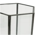 thumbnail image 5 of CosmoLiving by Cosmopolitan 3 Holder Clear Metal Geometric Hexagon Shaped Candle Lantern with Clear Glass, Set of 3, 5 of 11